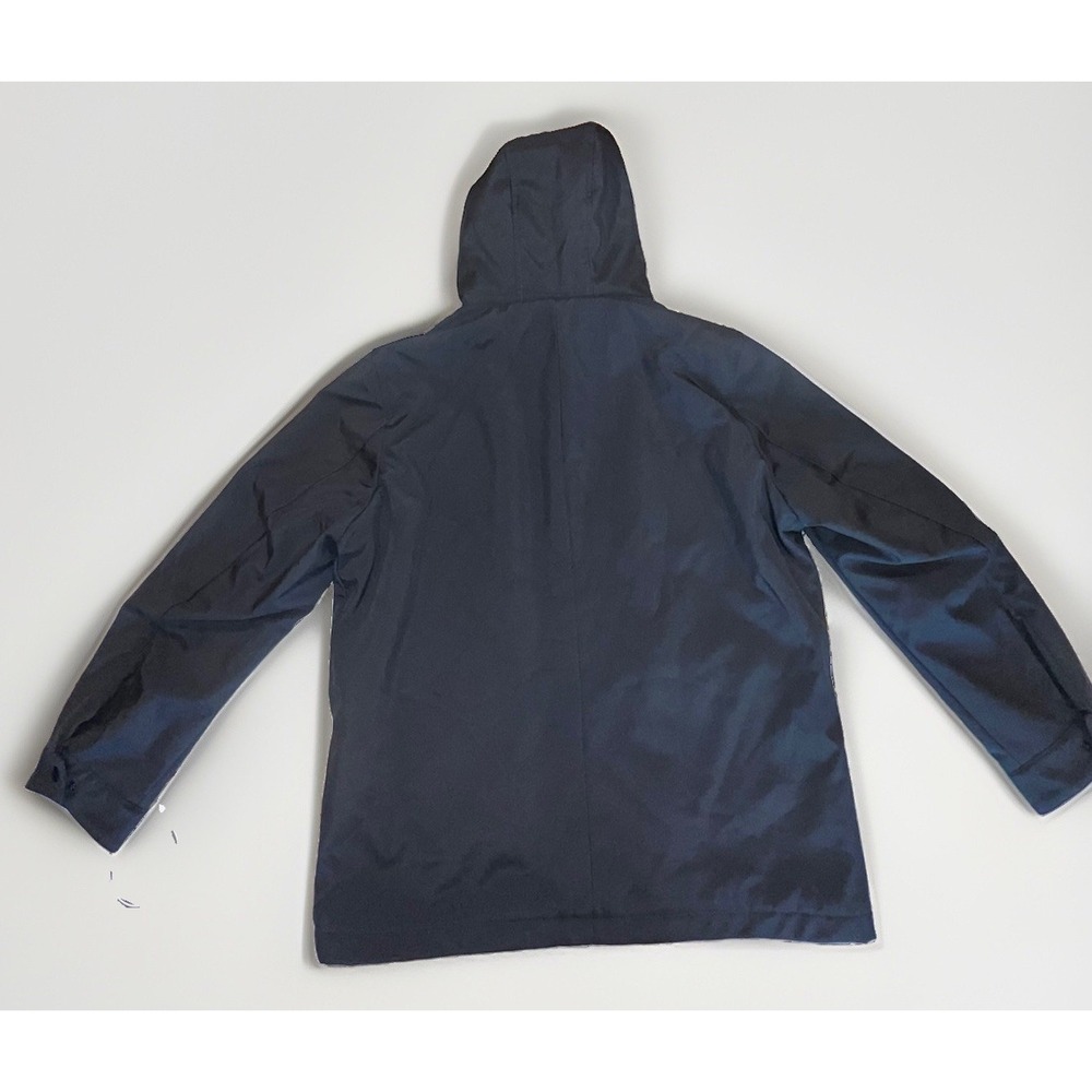 Michael Kors Mens Jacket L NWT Charcoal Hooded Fleece Lined Utility Coat MX22424 - Picture 7 of 11